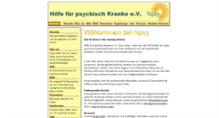 Desktop Screenshot of hipsy-ev.de